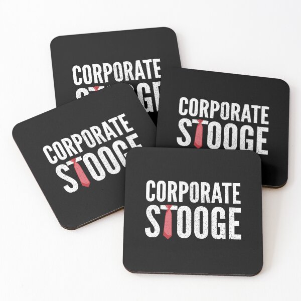 Item preview, Corporate Stooge, funny for office workers. designed and sold by Gold Wings Tees.