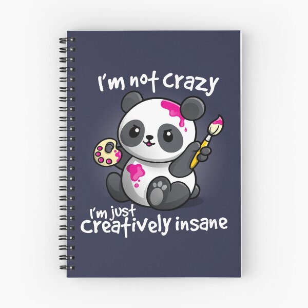 Item preview, Creatively insane panda designed and sold by NemiMakeit.