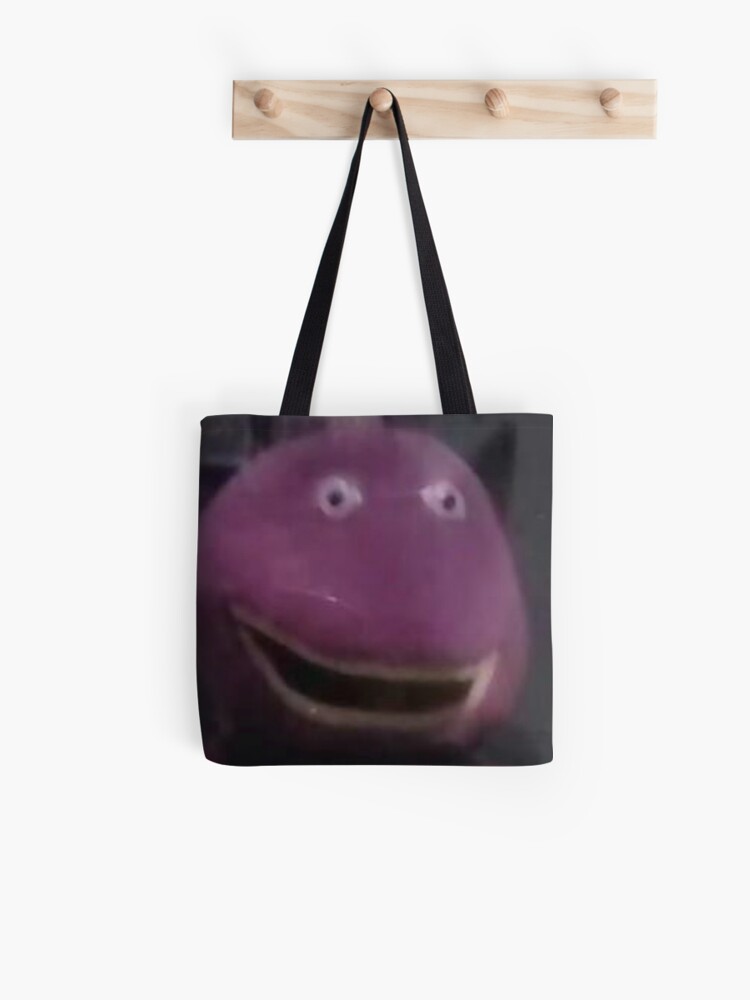 Barney Tote Bag By Yearningdread Redbubble - barney en roblox home facebook