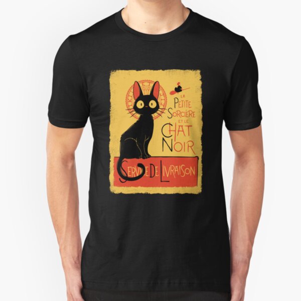 La Petite Sociere et le Chat Noir - Service de Livraison Slim Fit T-Shirt