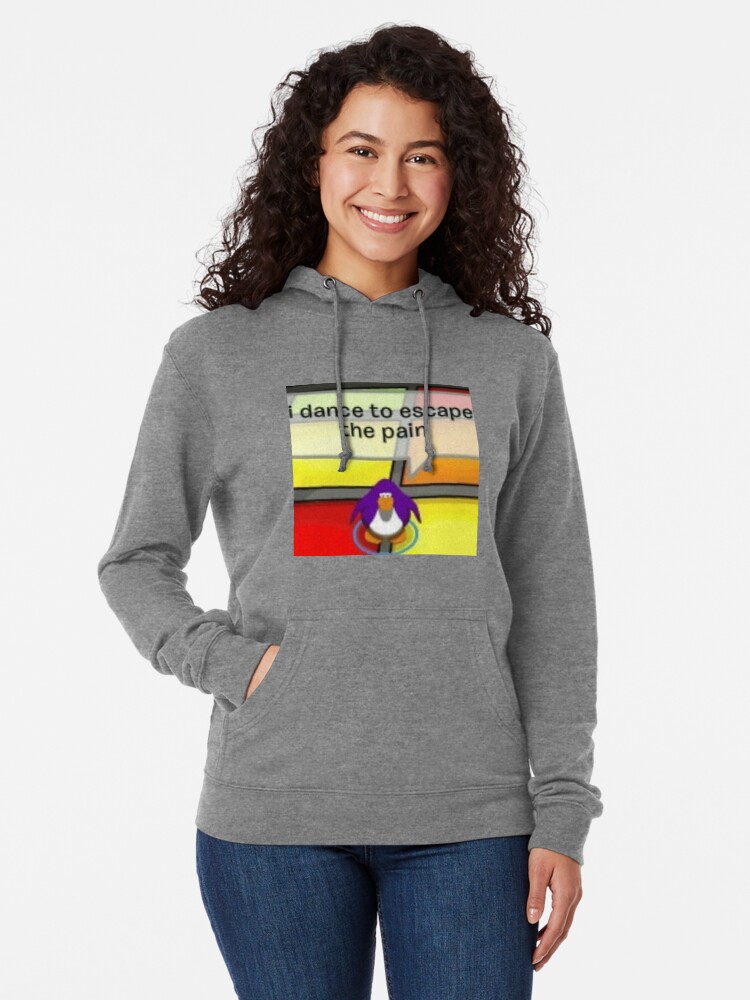 Club Penguin Lightweight Hoodie By Yearningdread Redbubble - penguin hoodie roblox t shirt