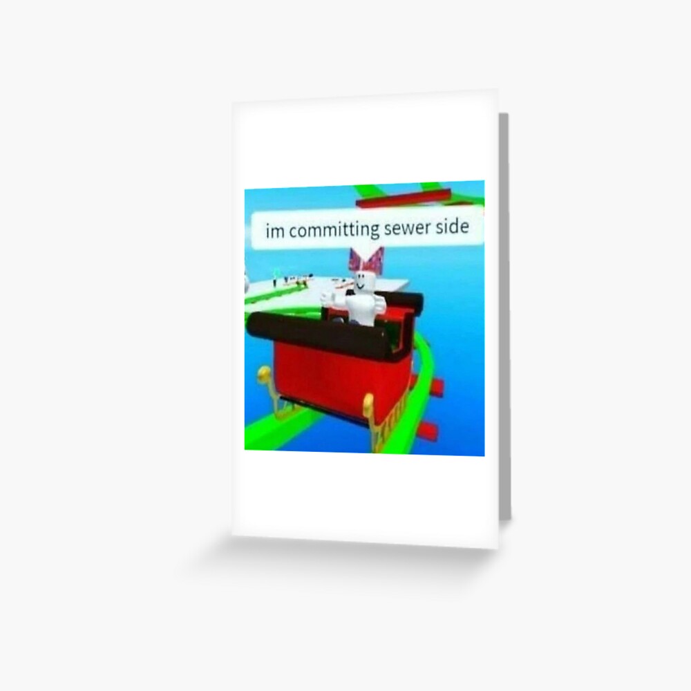 Roblox Greeting Card By Yearningdread Redbubble - roblox tycoon greeting cards redbubble