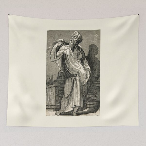Item preview, A Philosopher - Domenico Beccaumi - c1530 designed and sold by CrankyOldDude.
