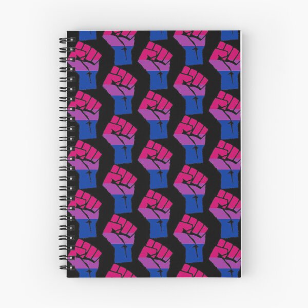 Item preview, Bi Pride Fist designed and sold by ResiSticker.