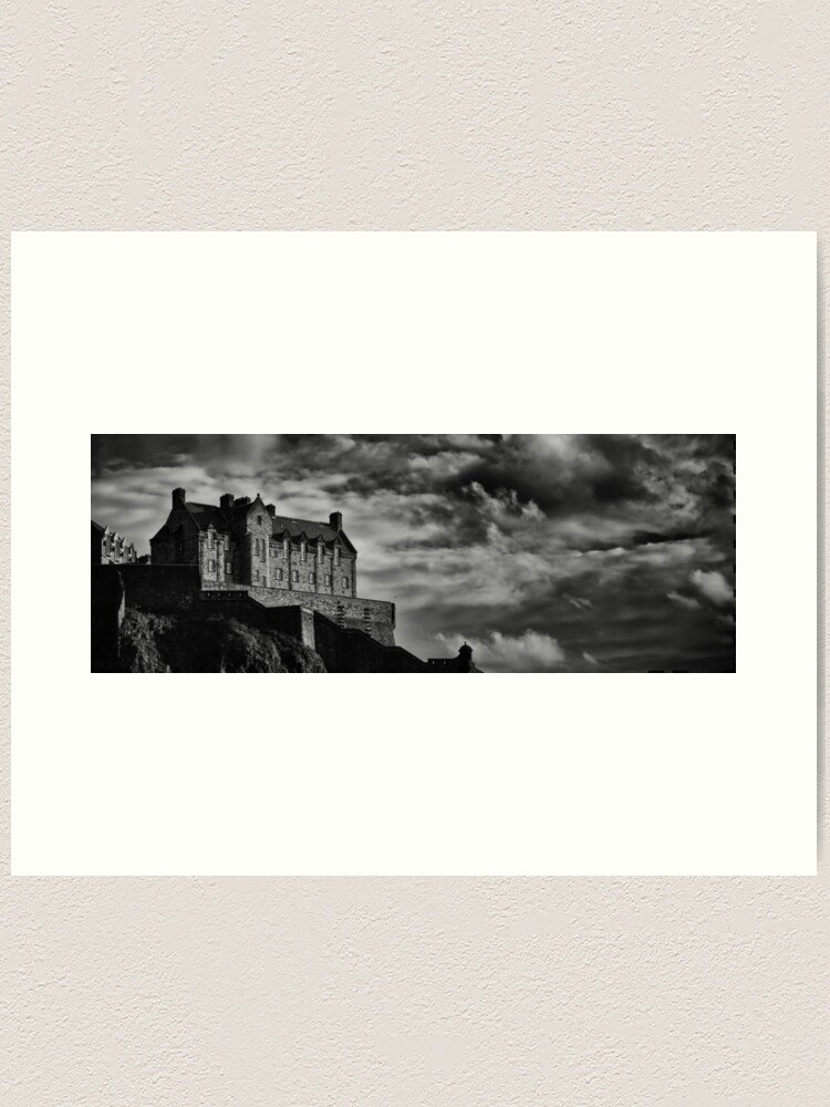 Thumbnail 2 of 3, Art Print, Edinburgh Castle designed and sold by darkedinburgh.