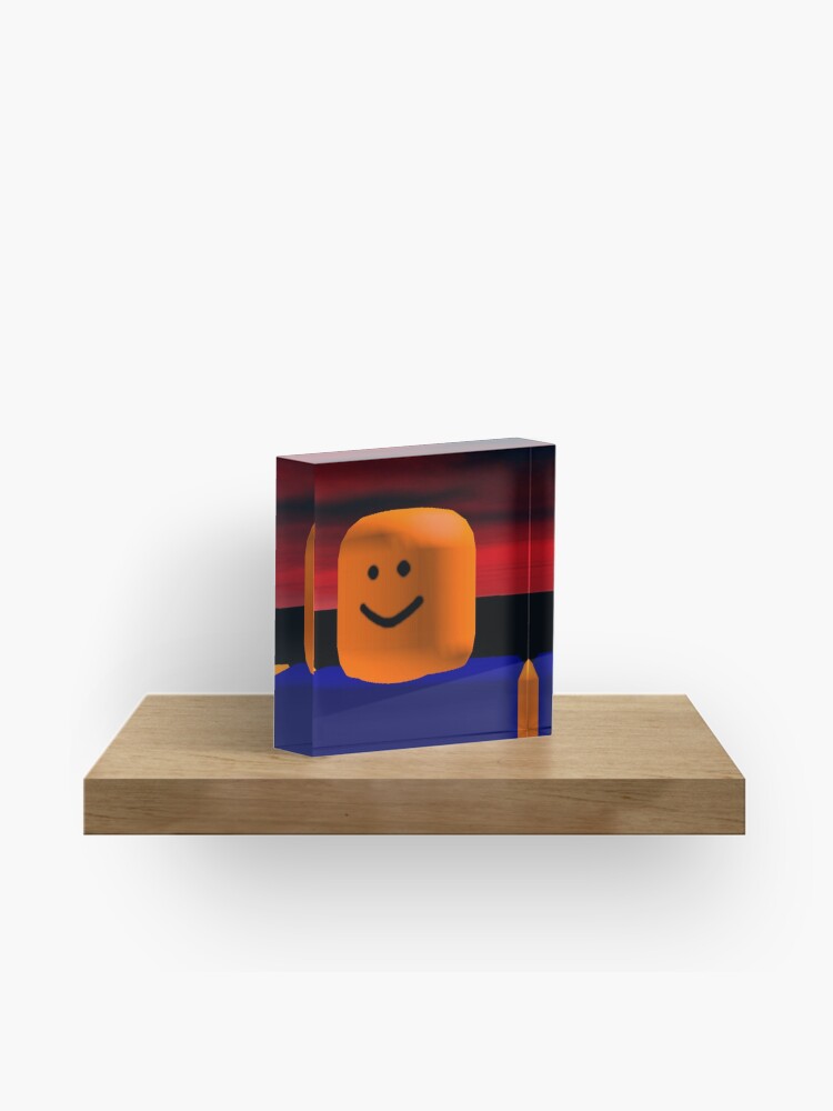 Roblox Acrylic Block By Yearningdread Redbubble - minecraft wooden plank roblox