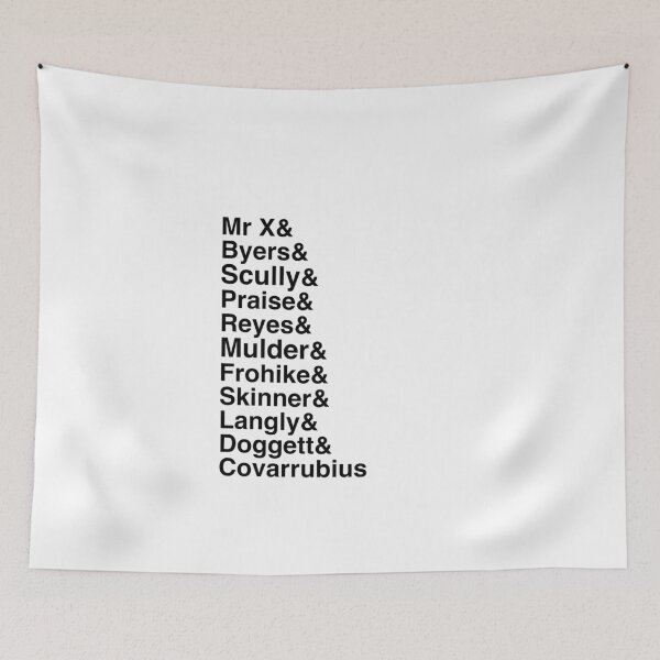 Item preview, X Files Heroes Squad List designed and sold by azule1.