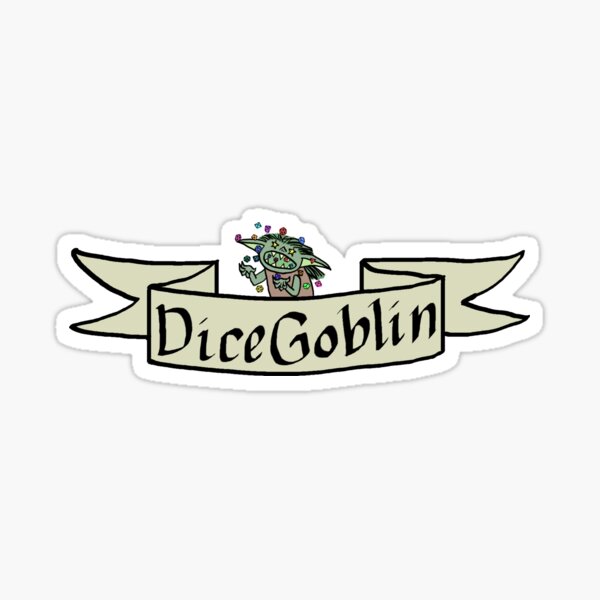 Dice Goblin Sticker