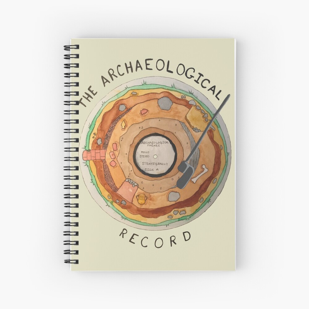 The Archaeological Record Spiral Notebook