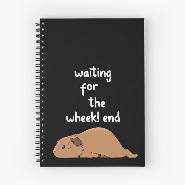 Item preview, Guinea Pig Pun Waiting For The Weekend designed and sold by picadillyprints.