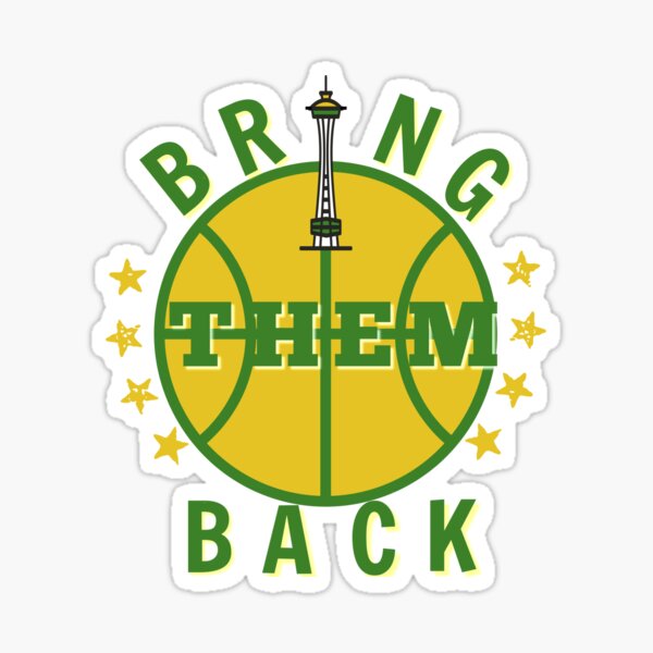 Item preview, Bring Them Back Seattle Supersonics Design designed and sold by TheBohemianLark.