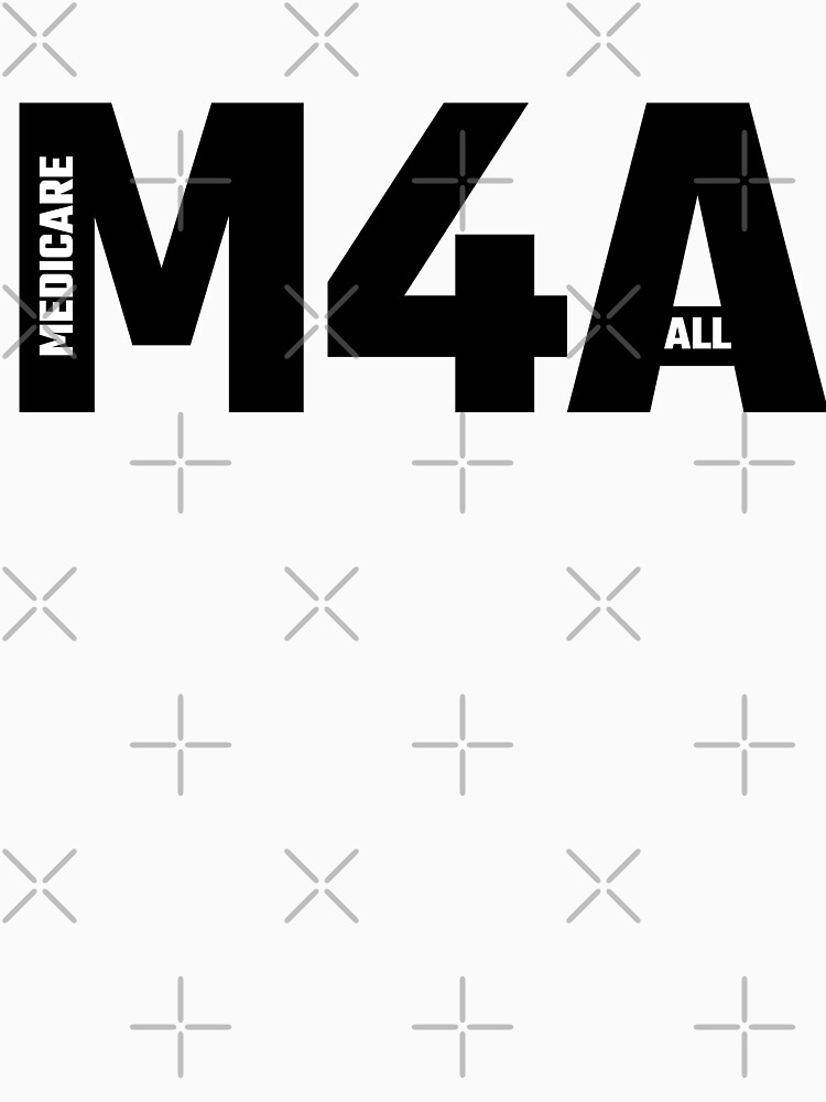 Thumbnail 7 of 7, Essential T-Shirt, M4A - Medicare For All designed and sold by William Pate.