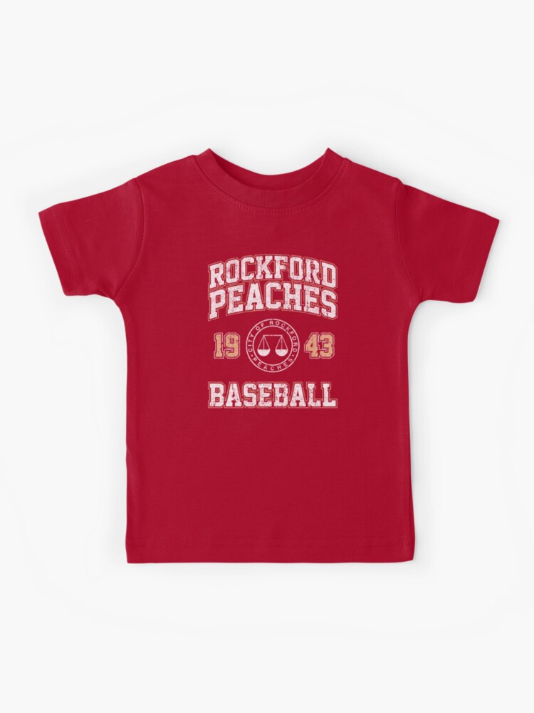 Rockford Peaches Baseball Kids T-Shirt for Sale by huckblade