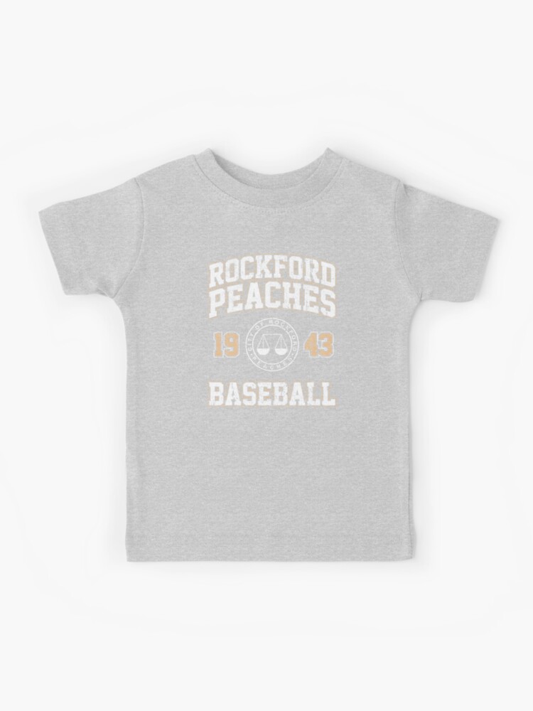 Rockford Peaches Baseball Kids T-Shirt for Sale by huckblade