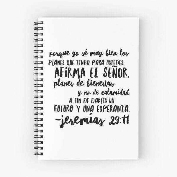 Item preview, Spanish Christian Bible Verse Jeremiah 29:11 Quote Scripture  designed and sold by CreatedByHeidi.