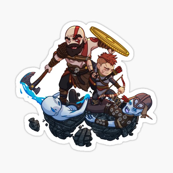 God of War - Dad of Boy Sticker