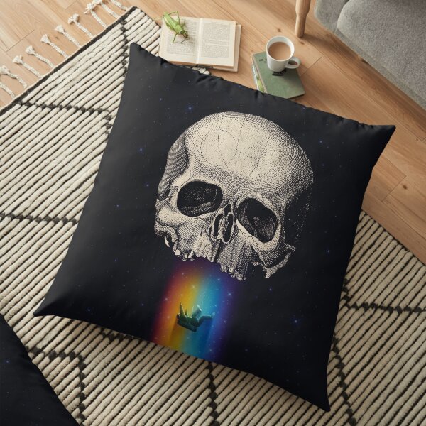 Iridescent Oblivion Floor Pillow