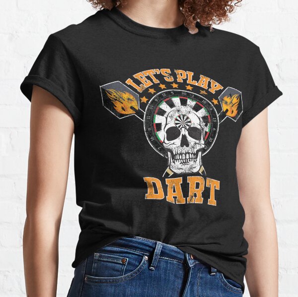 Dart Darts Dartboard Skull Classic T-Shirt