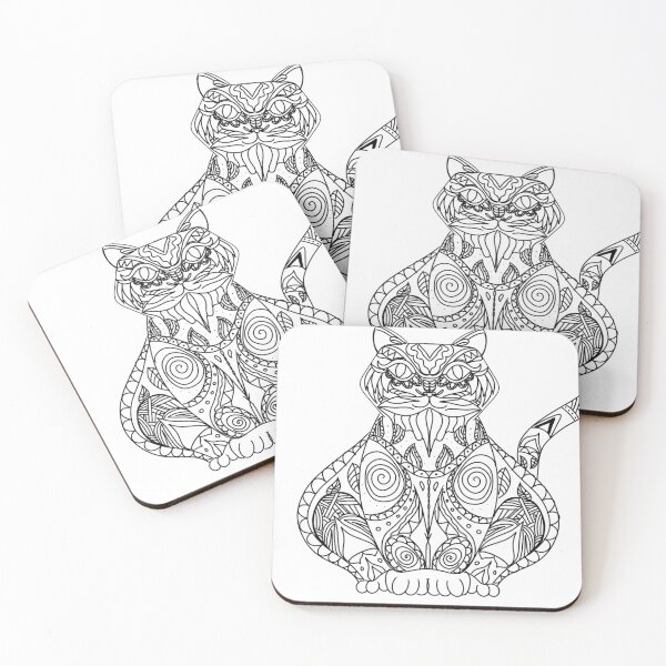 Item preview, Cat Doodles designed and sold by Marwative ..