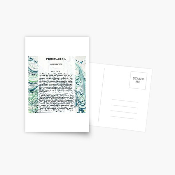 Item preview, Jane Austen Persuasion Collage  designed and sold by MarbleCloud.