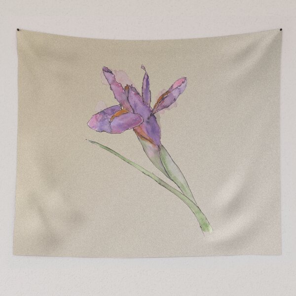 Item preview, Purple Iris 8 designed and sold by Jan Palmer.