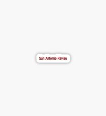 San Antonio Review Sticker
