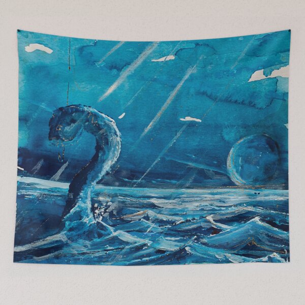 Item preview, Loch Ness monster in the ocean  designed and sold by Kissart.