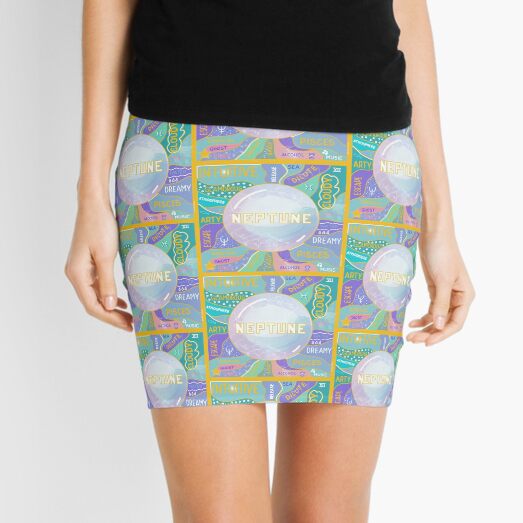 Neptune Planetary Ruler of Pisces Mini Skirt