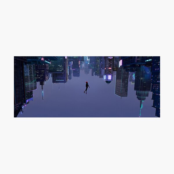 Miles Morales Falling Wide Photographic Print