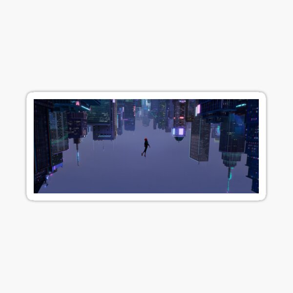 Miles Morales Falling Wide Sticker