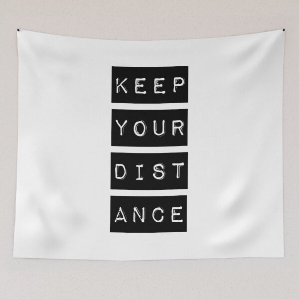 Item preview, Keep Your Distance (vertical) designed and sold by alienfolklore.