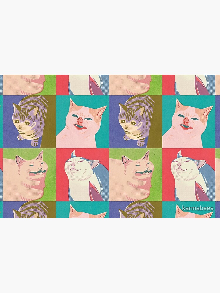 Four Meme Cats of the Apocalypse by karmabees