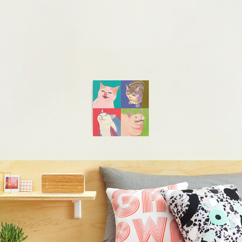 Four Meme Cats of the Apocalypse Photographic Print
