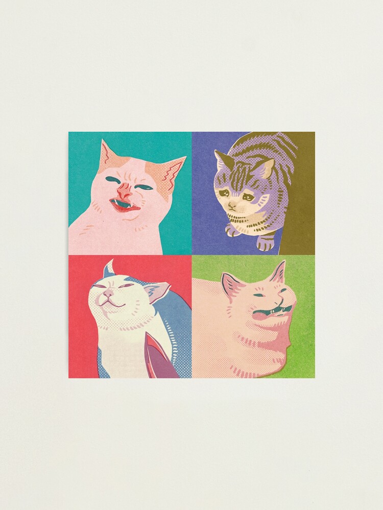 Alternate view of Four Meme Cats of the Apocalypse Photographic Print