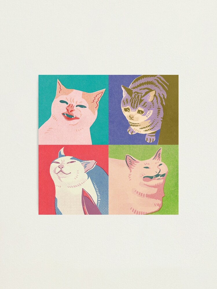 Alternate view of Four Meme Cats of the Apocalypse Photographic Print