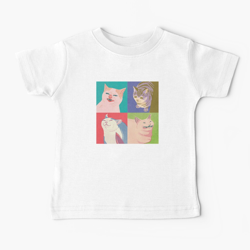 Four Meme Cats of the Apocalypse Baby T-Shirt