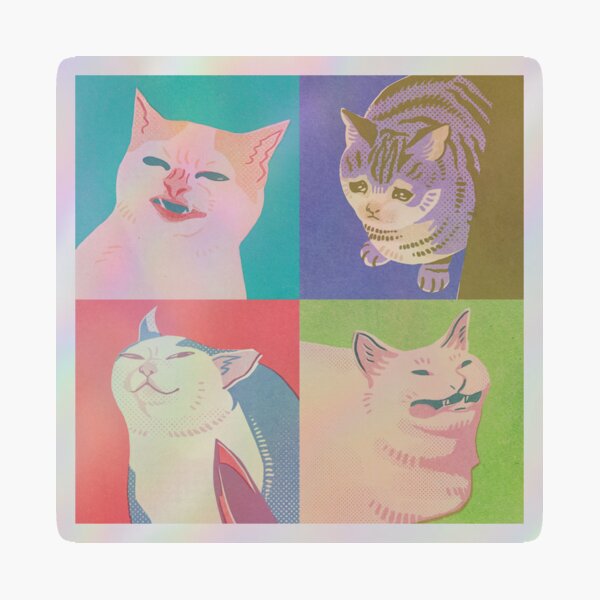 Item preview, Four Meme Cats of the Apocalypse designed and sold by karmabees.