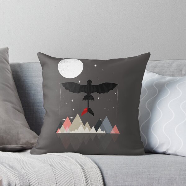 Night Of The Dragon Throw Pillow