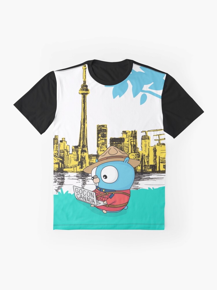 Alternate view of GoCon Canada 2019 Mountie Gopher original t-shirt Graphic T-Shirt