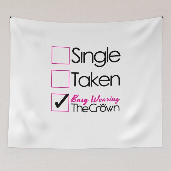 Item preview, Single Taken Busy Wearing The Crown Pageant  designed and sold by SilentEcho.