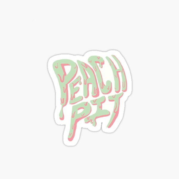 peach pit Sticker