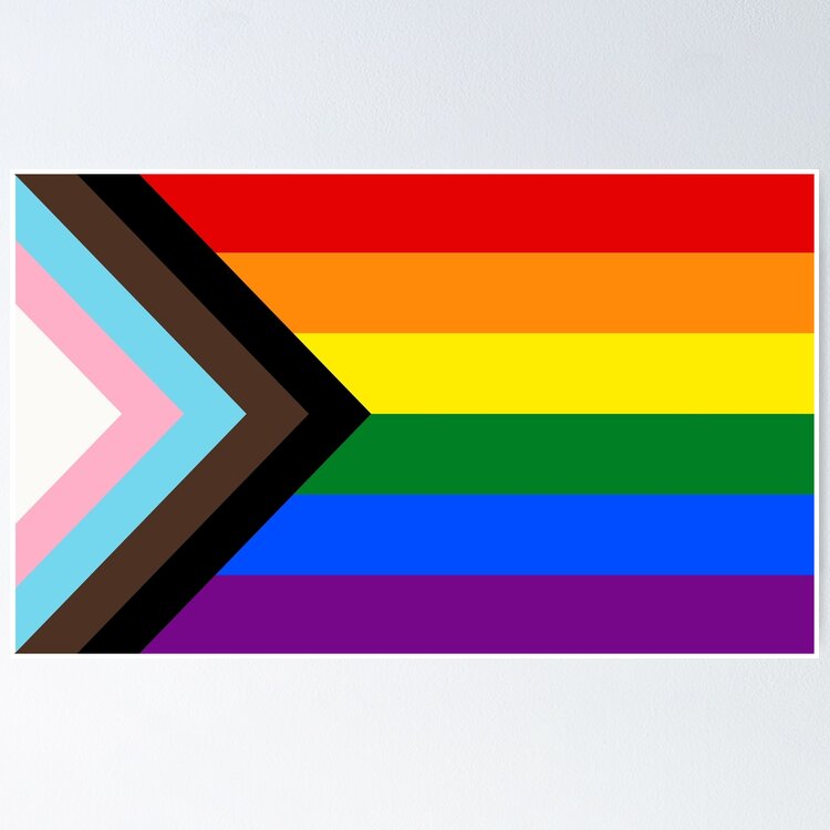 Progress Pride Flag Sticker