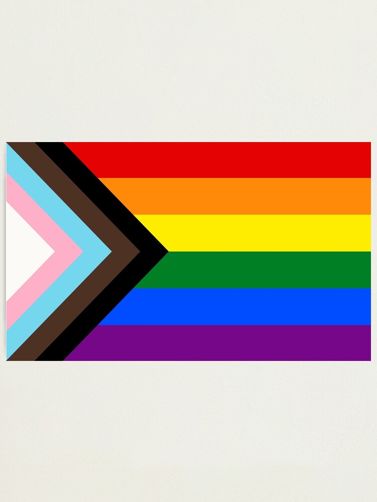Alternate view of Progress Pride Flag Photographic Print
