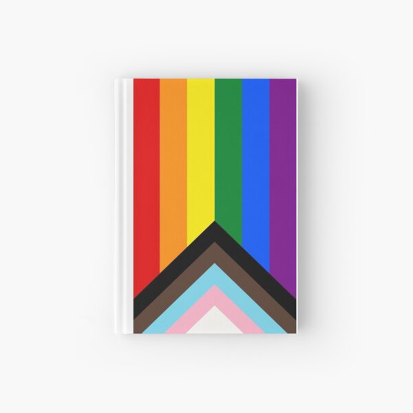 Progress Pride Flag Hardcover Journal