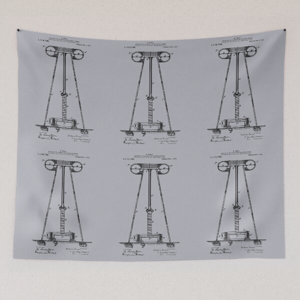 Item preview, Tesla Electrical Energy Transmission Patent 1914 designed and sold by MadebyDesign.