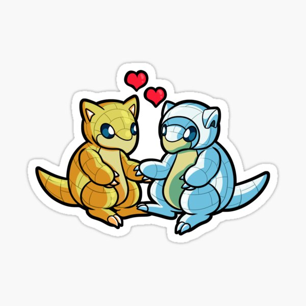 Sandshrew Love Sticker