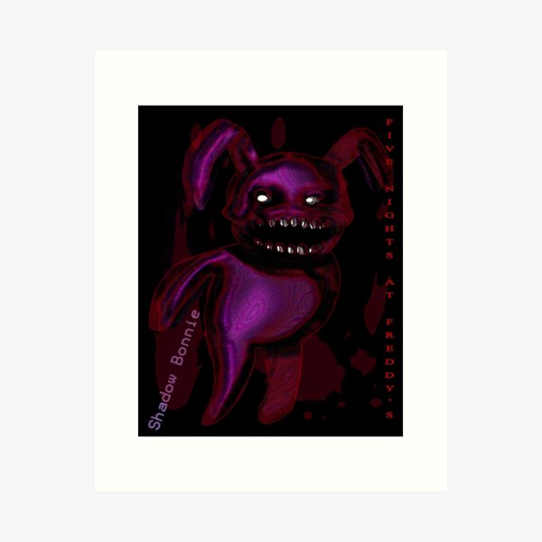 Shadow Bonnie Poster for Sale by MadArtiistXIII