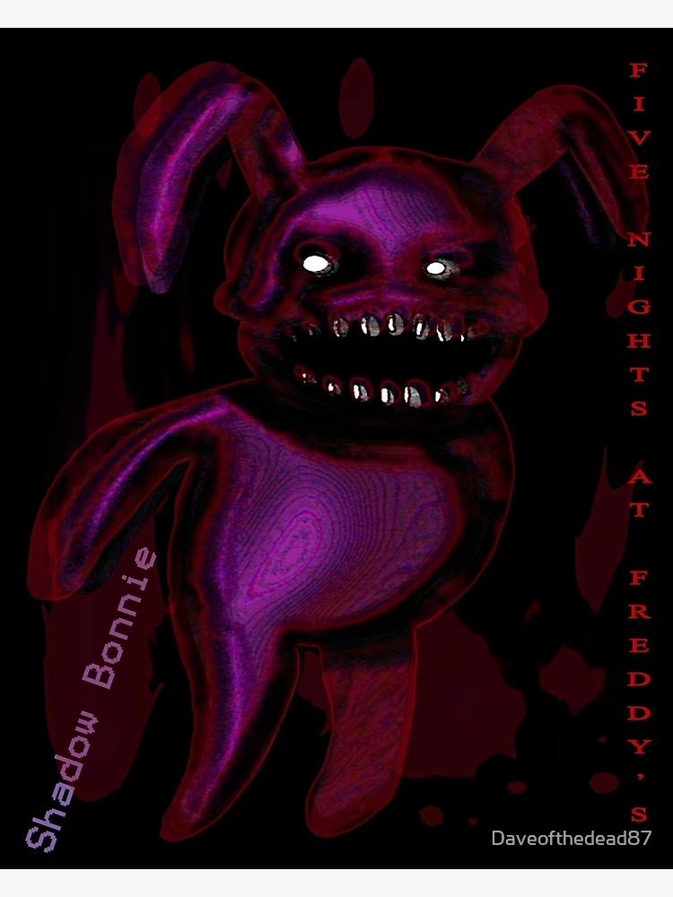 Shadow Freddy and Shadow Bonnie Poster | Greeting Card