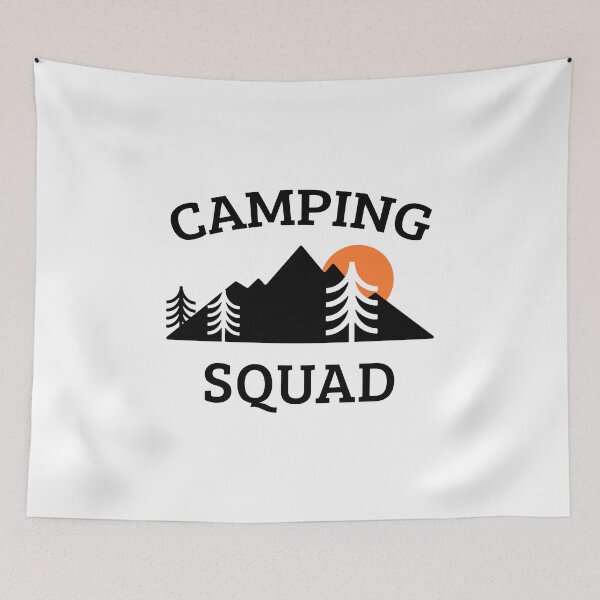 Item preview, Camping Quote Family Group Squad Camp Together Mountain Sun design designed and sold by CreatedByHeidi.