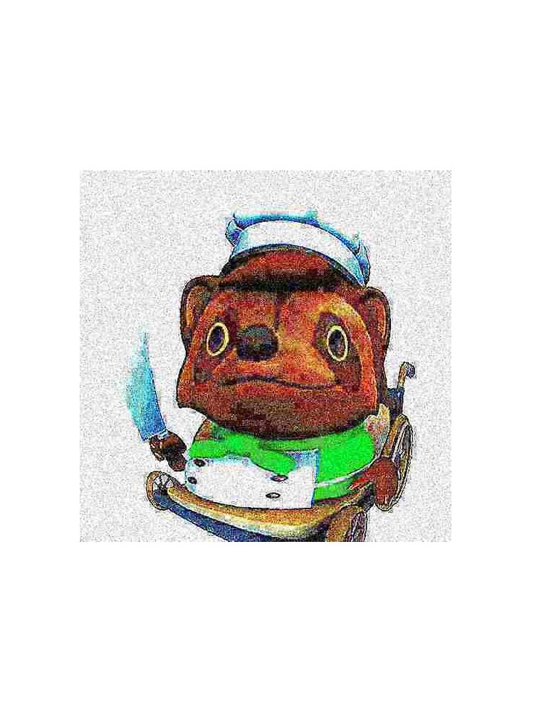 Thumbnail 3 of 3, Scarf, Overcooked Raccon Deepfry designed and sold by danisio.